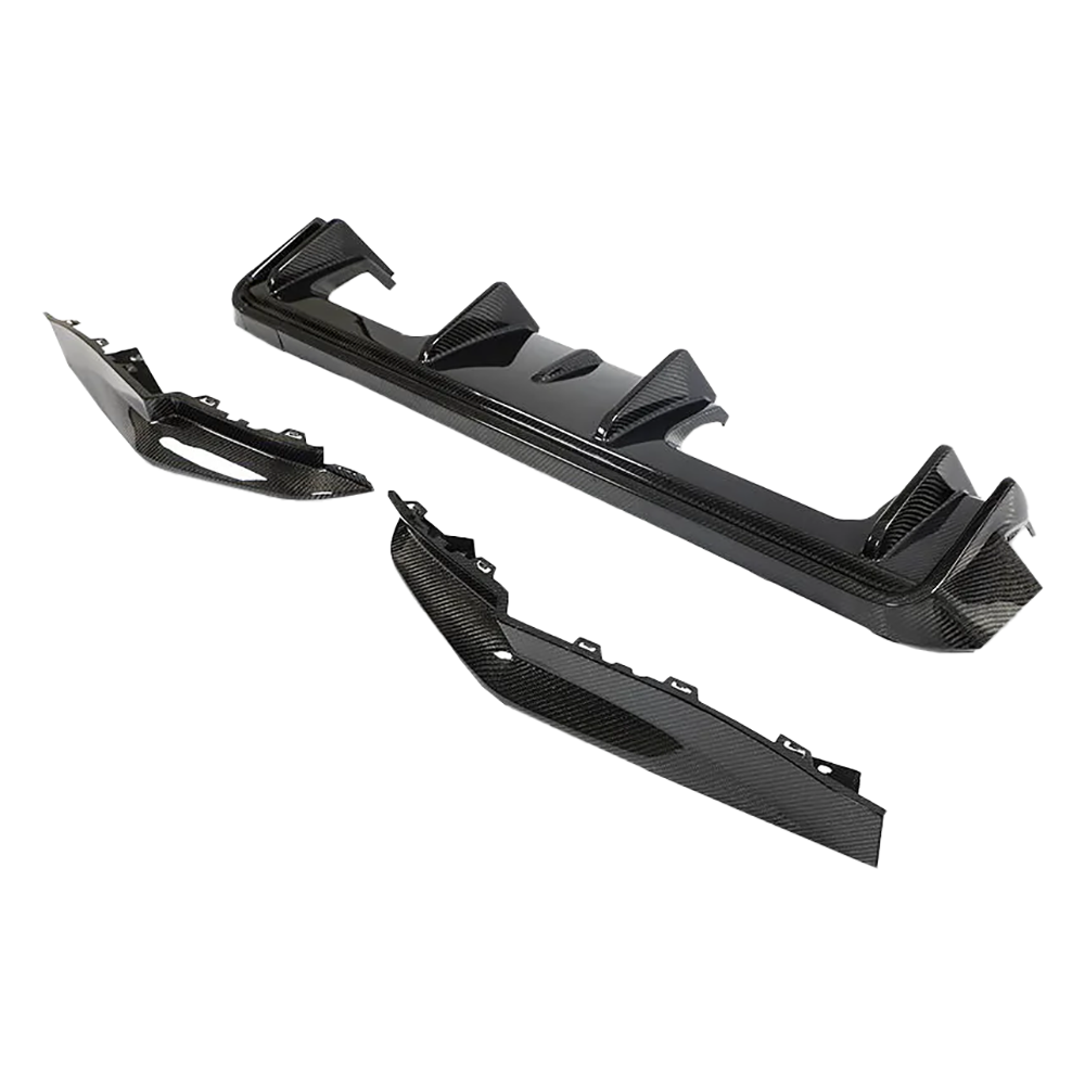 3D Style Carbon Fiber Rear Diffuser - BMW G80 M3 & G82G83 M4