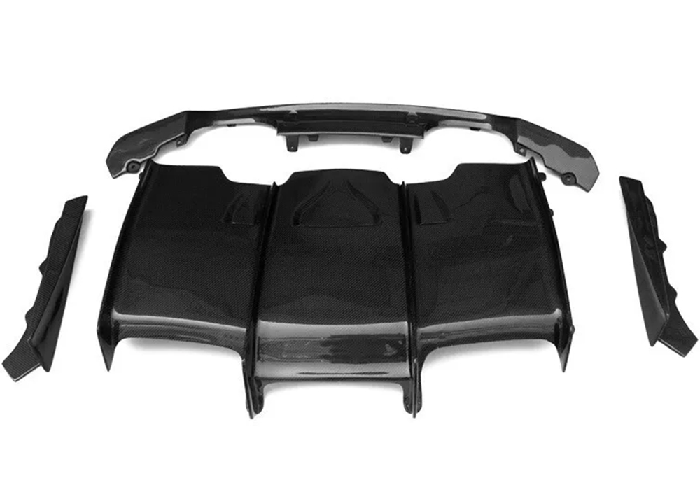 PSM Style Real Carbon Fiber Rear Bumper Diffuser Lip For BMW F80 M3 F82 M4 14-20