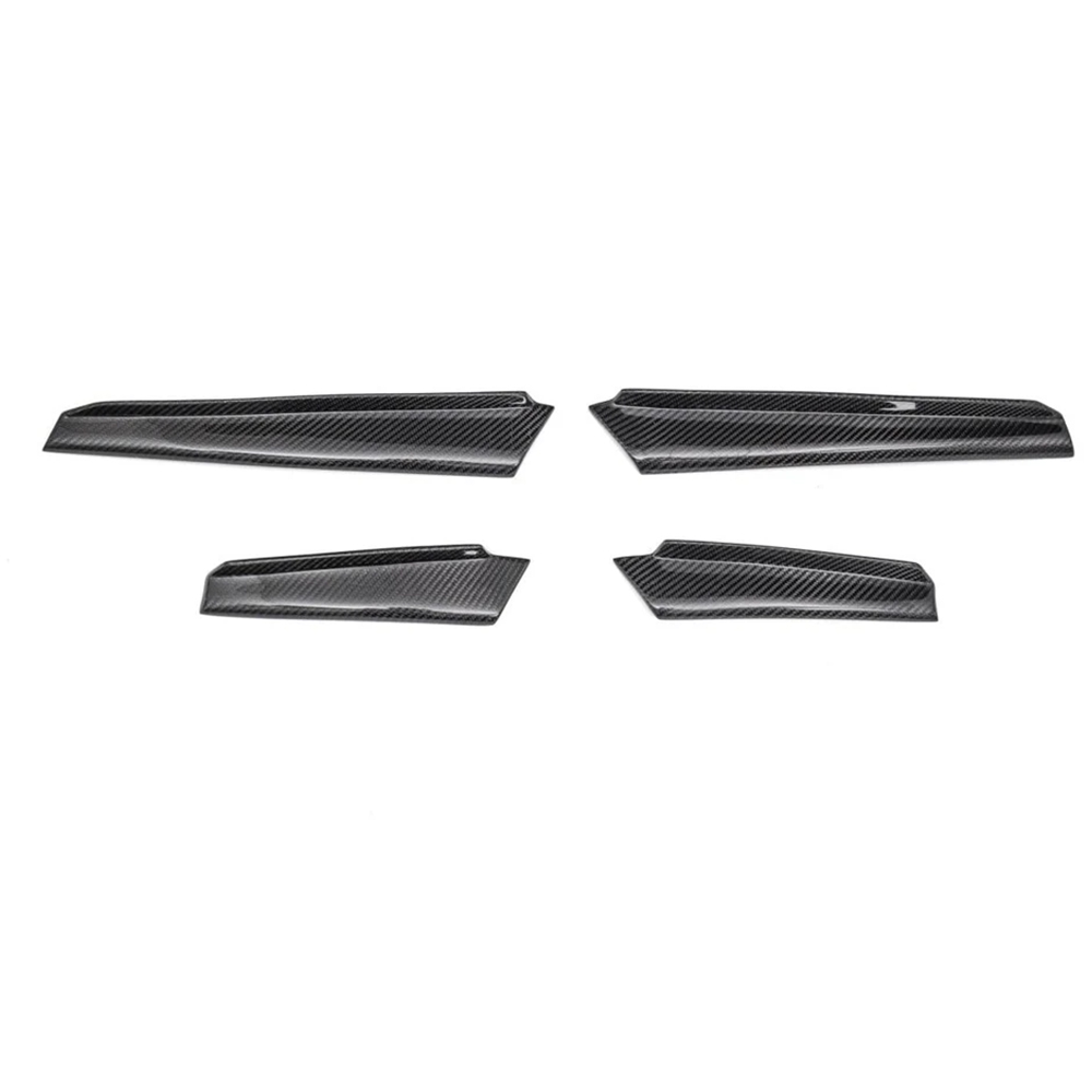 Front Bumper Canards for Honda Civic 11th Gen FE1 FE2 FE4 Carbon Fiber  FRP