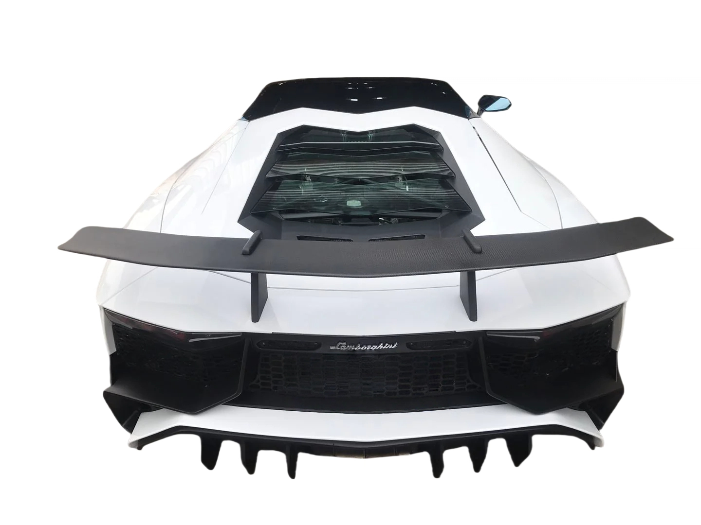 OEM SV Style Rear Bumper for Lamborghini Aventador LP770 LP780 Ultimate SVJ Carbon Fiber FRP