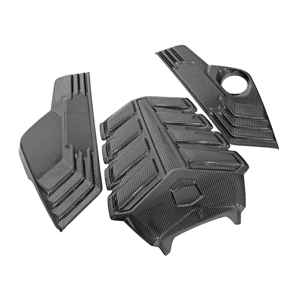 Exotic Car Gear Carbon 3-Piece Engine Bay Set for Lamborghini Urus