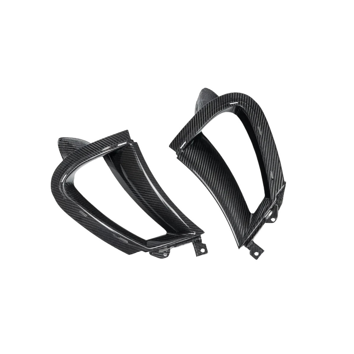 RYFT STYLE CARBON FIBER FRONT BUMPER VENTS FOR MCLAREN 720S