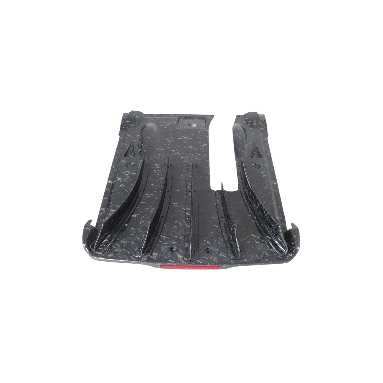 NSM Style Carbon Fiber Rear Diffuser Undertary With canards & break light 2012-2022 Nissan GTR R
