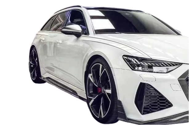 FD Style Blaze Carbon Fiber SIDE SKIRTS for Audi RS6 C8 2020-2022