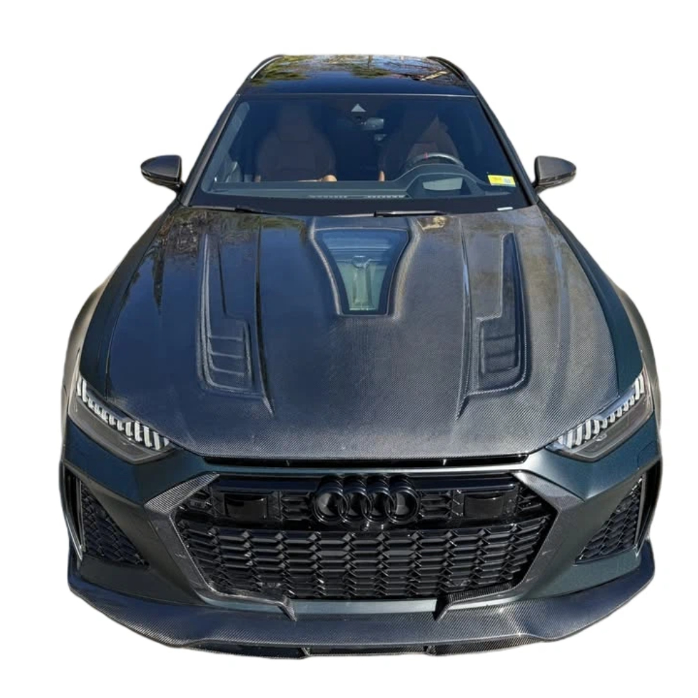 FD Style Blaze Carbon Fiber FRONT LIP SPLITTER for Audi RS6 RS7 C8 2020-ON