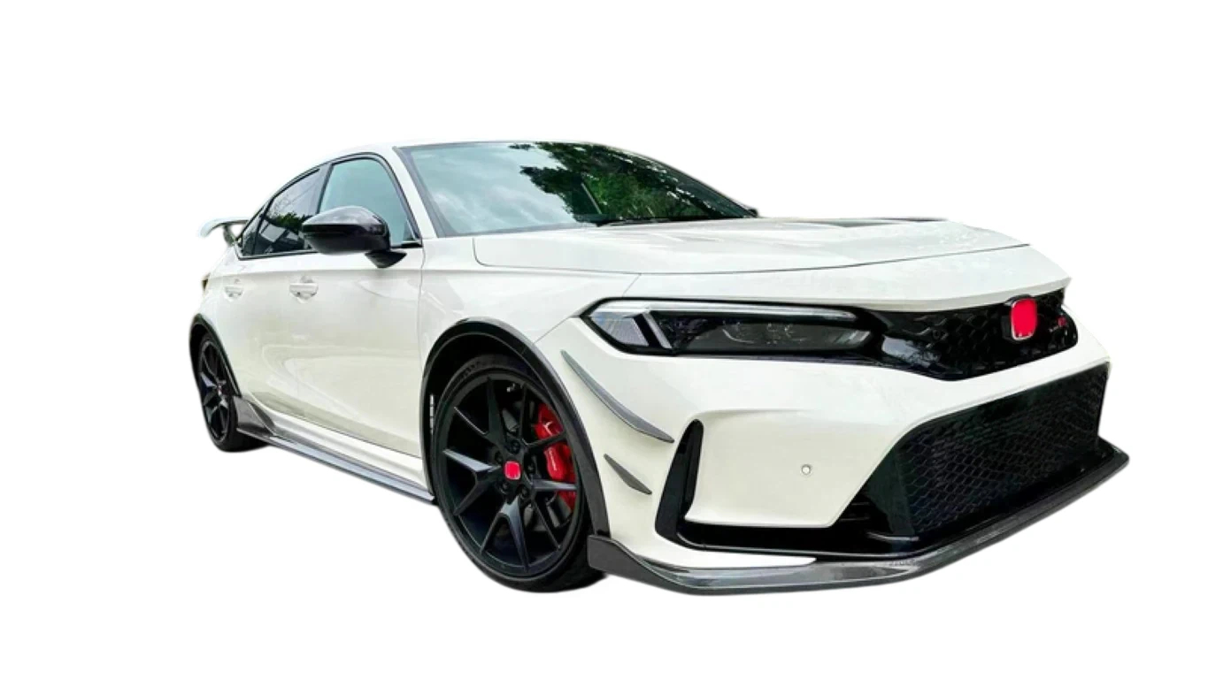 TM Style Carbon Fiber Front & Rear Wheel Flares for 2023-ON Honda Civic Type-R FL5